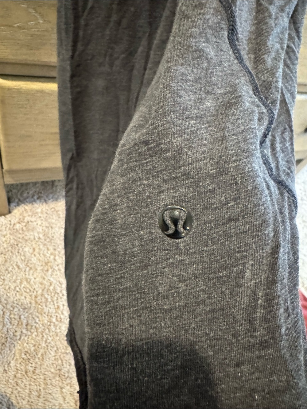 Basic Racerback Tank - Charcoal Gray - Picture 4 of 4